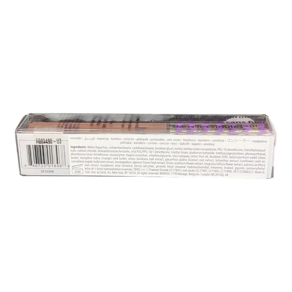 Tarte Shape Tape Contour Concealer 57N Rich Lot of 2 Full 10 ml Travel 1 ml Size